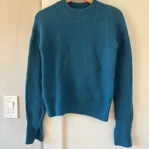 RTA Wilson Sweater Blue Aqua XS Cotton